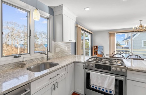 Popponesset House | Popponesset- 3 bedrooms, 3 baths, sleeps 6 & outdoor shower. Views for miles.