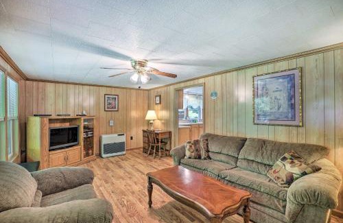Marshall House | Porch and On-Site Creek Marshall Cabin Retreat