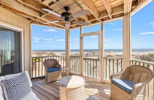 Isle of Palms Condo | Port O' Call F102 - Oceanfront Oasis w/Walkout!
