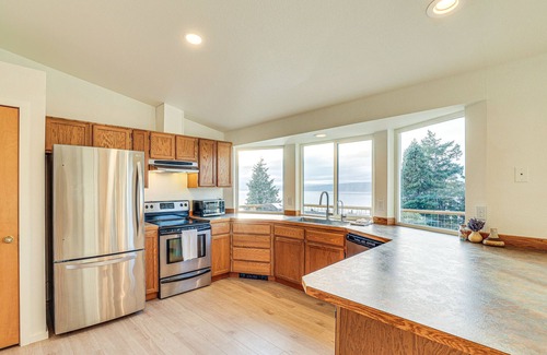 Adelma Beach House | Port Townsend Escape w/Deck, Bay & Mountain Views