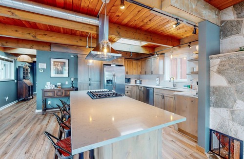 Otis House | Premier lakefront home with private hot tub, gorgeous views, dock - dog-friendly