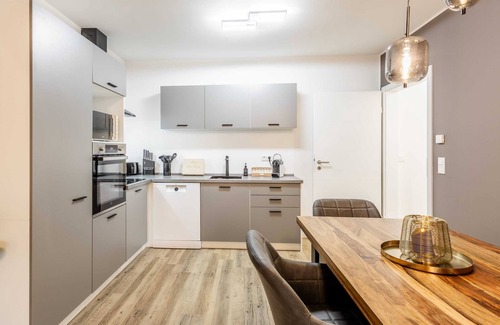 Hamm Apartment | Premium Suite 01 I Smart-TV I Terrasse I WiFi