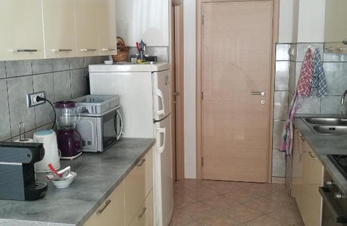 Vranjic House | Pretty big double bed room with balcony