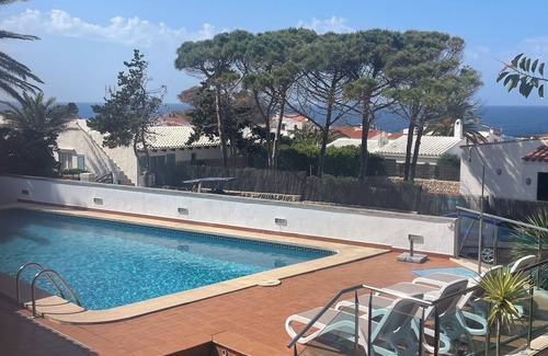 Sant Lluis Villa | Pretty villa with sea view in Cala Torret