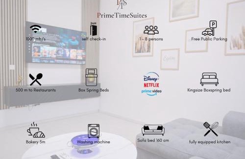 Frohnhausen Apartment | PrimeTime Suite für 8+Küche/WIFI