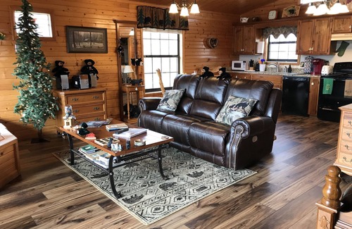 Gatlinburg - Pigeon Forge Cabin | Privacy with a view ! Romantic. Great getaway/honeymoon spot. Wifi/TV, Free Tix