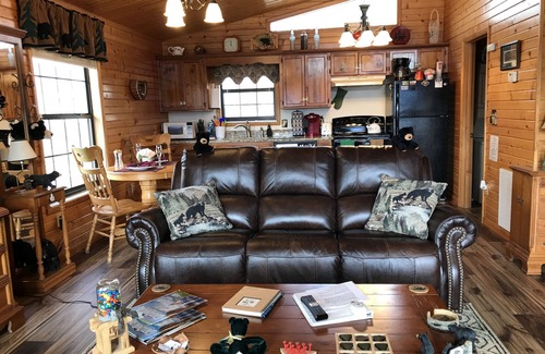 Gatlinburg - Pigeon Forge Cabin | Privacy with a view ! Romantic. Great getaway/honeymoon spot. Wifi/TV, Free Tix