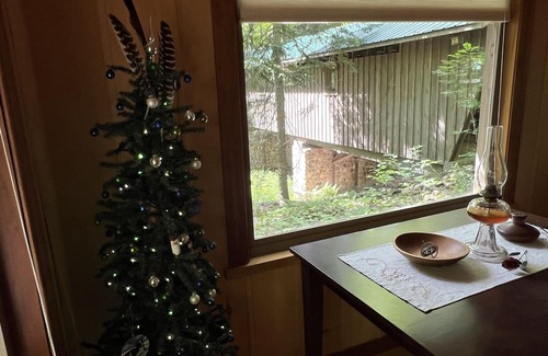Chassell House | Private 27 acres with trails in the woods a covered bridge & other out buildings