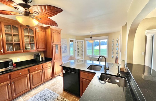 Achilles House | Private 5-acre Waterfront Peninsula with Beach