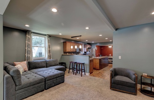 Croswell House | Private access Riverbend Retreat, fishing, canoes, wildlife, & swinging bridge