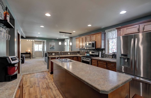 Croswell House | Private access Riverbend Retreat, fishing, canoes, wildlife, & swinging bridge