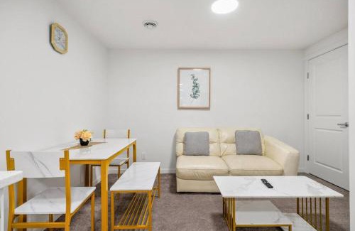 Southeast Calgary Apartment | Private Basement Magnolia Retreat Family Friendly Suite near Seton and Lake