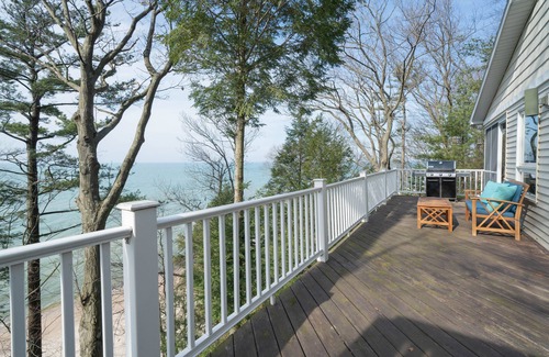 Coloma House | Private Beach House w/177' Sandy Beach, Luxury Kitchen & Endless Views!