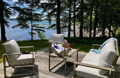 Owls Head House | Private Beach, ideal water's edge beach house, best wraparound views!