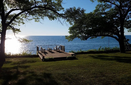 Port Austin Cottage | Private Beach - Seclusion w/waterfront cottage & spacious outdoor space
