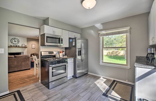 St. Charles House | Private Home with Office and Fenced in Yard