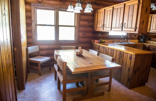 Orr Cabin | Private lakefront log cabin on 25 acres - 3 bedrooms