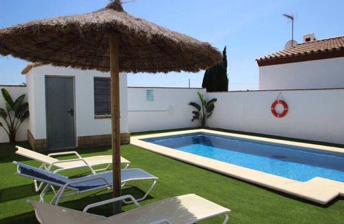 Campano House | Private pool, covered furnished terrace, beautiful beaches within 5 minutes by car, air conditioning - Casa Pablo -