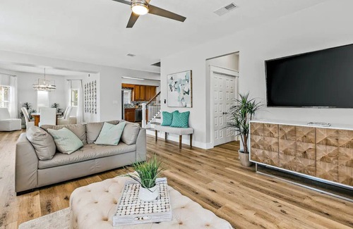 Crystal Beach House | Private Pool-Hot Tub - Free Golf Cart - Block to Beach - GameRoom - Rooftop Deck