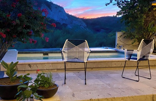 Santa Rosa House | Private pool and outdoor kitchen with views