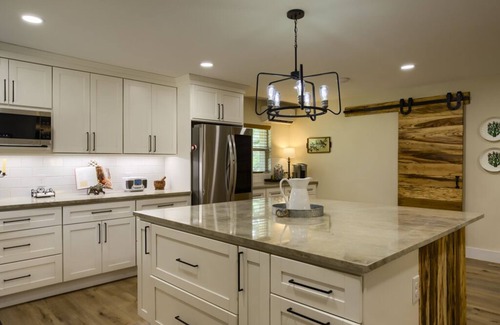 Hunt House | Private Riverfront, HOT TUB, Game room & 4 Patios overlooking the Guadalupe!