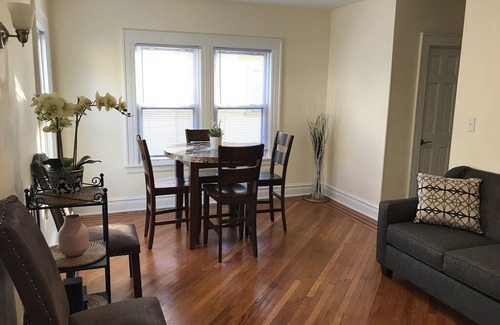 Queens House | Private room with new modern furniture, all included