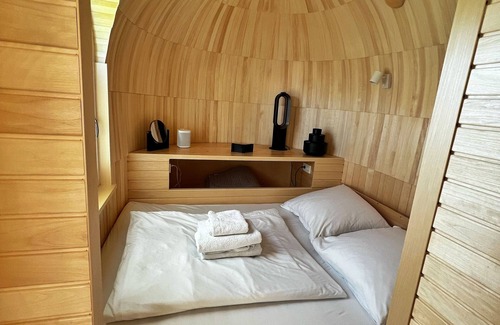 Muritz Cabin | Pure feeling of nature in a sustainable wooden igloo house with gym and pool