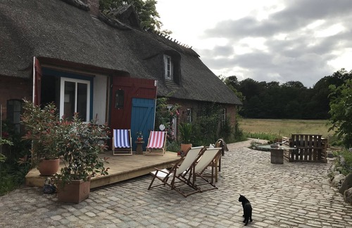 Schnarup-Thumby Apartment | Pure idyll in a secluded location under the thatch at the edge of the forest