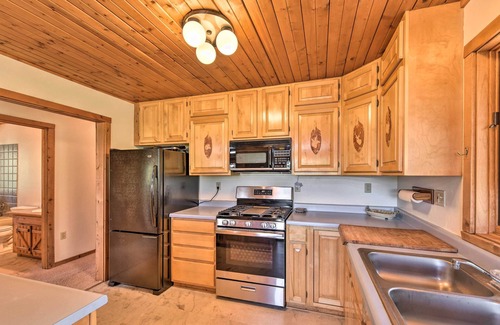 Guffey Cabin | Quiet Guffey Getaway w/Private Deck, Pond & Canoe