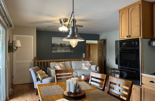 Twin Lake House | Quiet lake front with all the amenities of home! Start your fall tour with us!