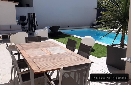 12th Arrondissement Villa | Quiet modern villa, 4bed swimming pool/pool,Marseille st Barnabé/st Julien 140m2