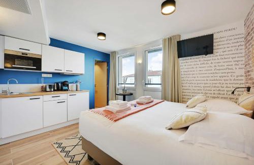 Vanves Apartment | Résidence du Parc Vanves - Rooftop & Climatisation