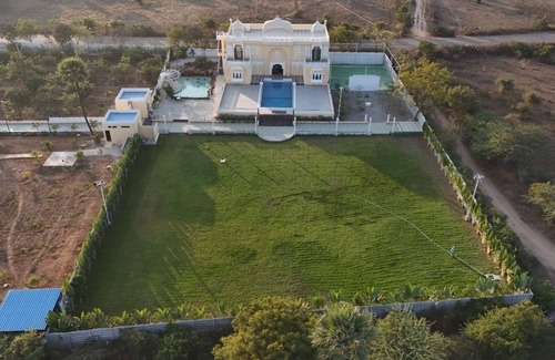 Ibrahimpatan Villa | Rajputana Palace with Private Pool in Hyderabad by Homeyhuts