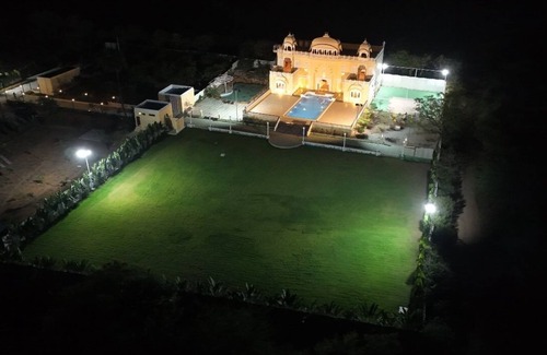 Ibrahimpatan Villa | Rajputana Palace with Private Pool in Hyderabad by Homeyhuts