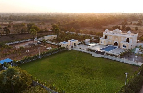 Ibrahimpatan Villa | Rajputana Palace with Private Pool in Hyderabad by Homeyhuts
