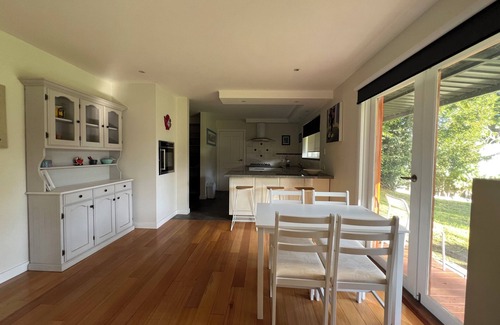 Rye Apartment | Reconnect with loved ones in this family-friendly place.
