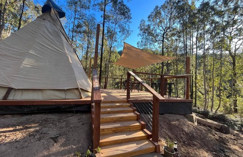 Putty RV Rental | Reconnect With Nature and Unwind in a Cosy Tipi: Your Ultimate Glamping Getaway!