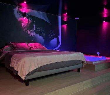 Pontarlier Apartment | Red Room by Loveroomeo