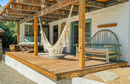 Magnesia Falls Cove House | Rejuvenating retreat with pool, artistic finishes, & mtn views - dog-friendly