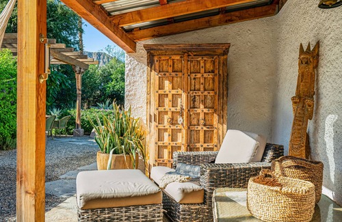 Magnesia Falls Cove House | Rejuvenating retreat with pool, artistic finishes, & mtn views - dog-friendly