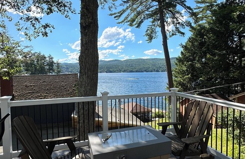 Lake George House | Relax on Dock - Lake George Home