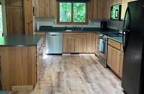 Branch Cabin | Relaxing cozy cabin on beautiful Pere Marquette River - Recently Renovated!