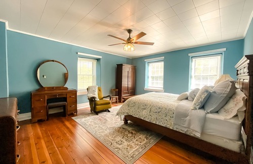 Latonia House | Remodeled historic home located on winery & working farm