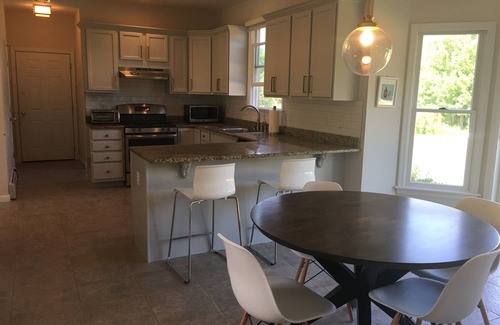 Greenport House | Renovated 4-Bedroom House with Heated Pool & Private Beach Access
