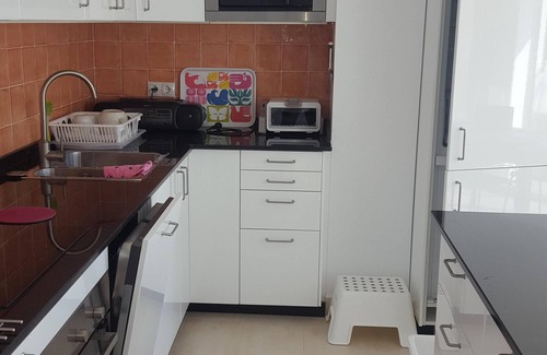 Algarrobo Apartment | Renovated fantastic beachfront apartment. Sleeps 4, pool and children pool, tenn