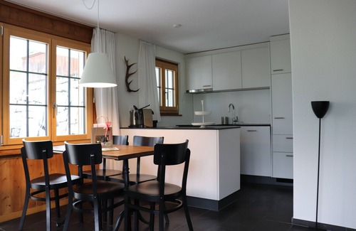 Adelboden Ski Chalet | Renovated, quiet 3-room apartment with wonderful views of the mountains