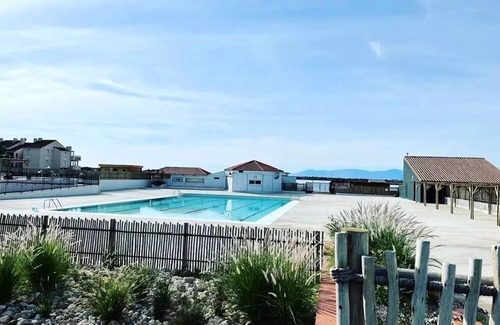 Le Barcares Apartment | Residence Parc Et Avenue Dominica - rental T2 (4 pers) swimming pool-climate included