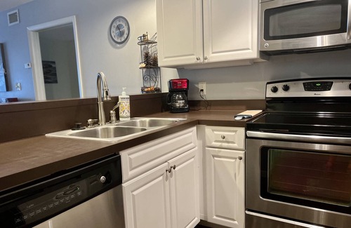 Wesley Chapel Condo | Resort Corner Unit Gem – Spacious 2BR Ground-Floor Condo w/Patio, Pond Views & Smart TVs!