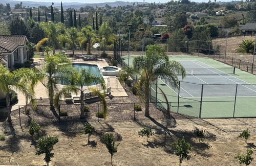 Fallbrook House | Resort Style Home With Luxury Amenities - Lighted Pool, Tennis Pickleball Court