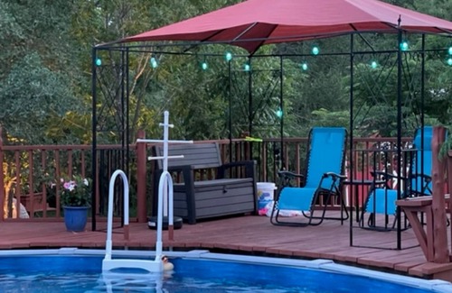 Cedar Creek House | Retreat on 15 Acres w/ Come enjoy Private Pool & Hot Tub!